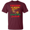 Freedom Is Never Given It Is Won Juneteenth, Black Matter Unisex T-Shirt