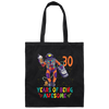 Year Of Being Awesome Love 30th Birthday My 30 Years Astronaut Solar Canvas Tote Bag