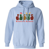 Jesus Is The Reason For The Seasons, Santa Jesus Pullover Hoodie