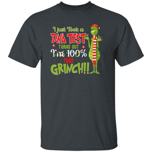 I Just Took A DNA Test, Turn Out I Am 100 Percent That Grinch, Trendy Halloween Unisex T-Shirt