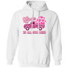 Love Is All You Need, Truck Drive Heart, Car Bring My Love, Valentine's Day, Trendy Valentine Pullover Hoodie