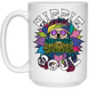 Hippie Soul, Cool Soul, Cool Skull, Hippie Style White Mug