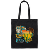 Texas Lover My Owl Safari Sunflower Canvas Tote Bag