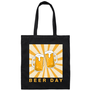 Beer Day, Best Beer Ever, Retro Beer, Beer Vintage Canvas Tote Bag