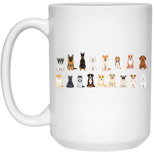 Love Dogs, Cute Funny Dogs, Mini Dogs, Best Dog Ever White Mug