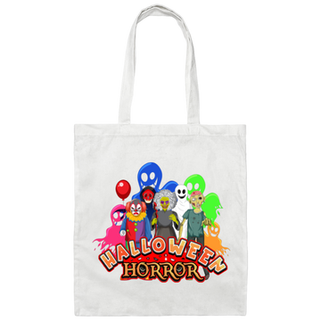 Halloween Horror, Ghosts In Halloween Party Canvas Tote Bag
