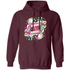 Merry Xmas, Trendy Snowman, Pinky Snowman, Pink Christmas, Merry Christmas, Trendy Christmas Pullover Hoodie