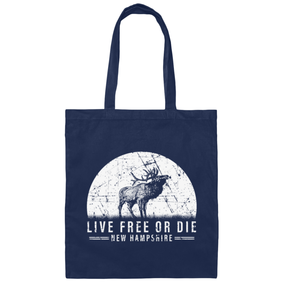 Live Free Or Die New Hampshire, Hikers And Climbers Canvas Tote Bag