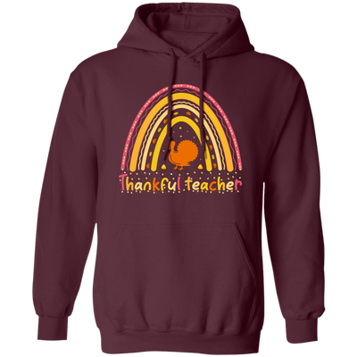 Thankful Teacher, Thanksgiving Party, Turkey's Day Pullover Hoodie