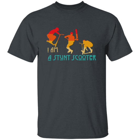 Scoot, Scooter, I Am A Stunt Scooter, Funny Sport Vintage Style, Sporty Gift Unisex T-Shirt