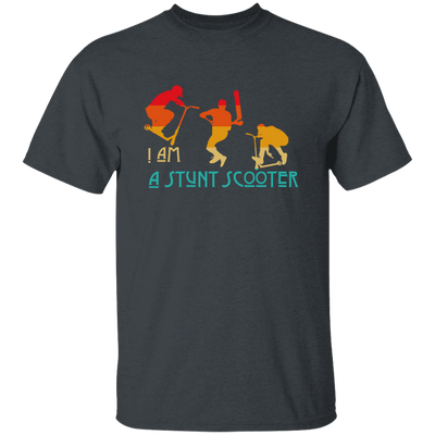 Scoot, Scooter, I Am A Stunt Scooter, Funny Sport Vintage Style, Sporty Gift Unisex T-Shirt