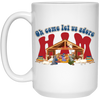 Oh Come Let Us Adore Him, Christ Family, Christian Gift White Mug