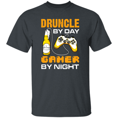 Druncle By Day, Gamer By Night, Funny Uncle Gift Unisex T-Shirt