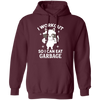 Funny Fitness Raccoon Workout, I Workout So I Can Eat Garbage Pullover Hoodie