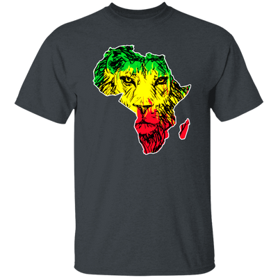 Africa Love Gift, Lion In Africa Map, Black History Gift, My Love Matter Unisex T-Shirt