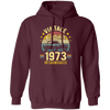 1973 Best Gift, 1973 Limited Edition, October 1973 Birthday Gift, Retro 1973 Pullover Hoodie