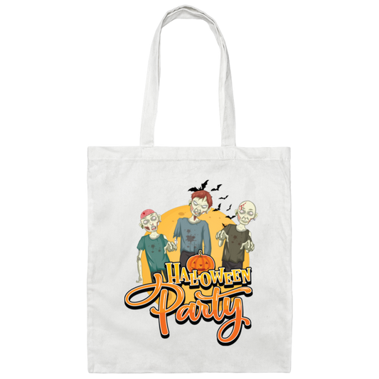 Halloween Party, Three Zombies, Zombie Boys, Trick Or Treat Canvas Tote Bag