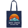 Bryce Park Lover, National Gift, Retro Park Gift, Mountain Lover Gift, Bryce Gift Love Canvas Tote Bag