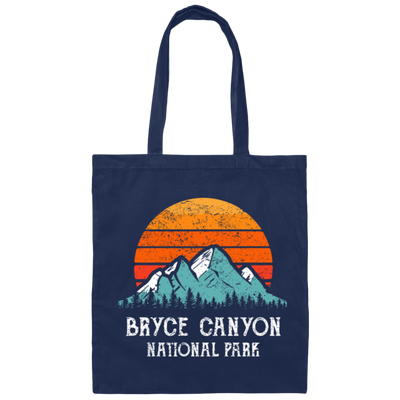 Bryce Park Lover, National Gift, Retro Park Gift, Mountain Lover Gift, Bryce Gift Love Canvas Tote Bag