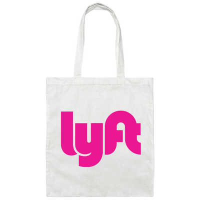 Lyft Gift, Lyft Driver, Lyft Design, Gift For Lyft Driver Canvas Tote Bag