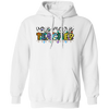 Very Merry Teacher, Merry Christmas, Trendy Christmas, Xmas Lights Pullover Hoodie