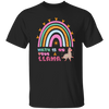Math Is No Problem, No Prob-llama, Math Rainbow Unisex T-Shirt