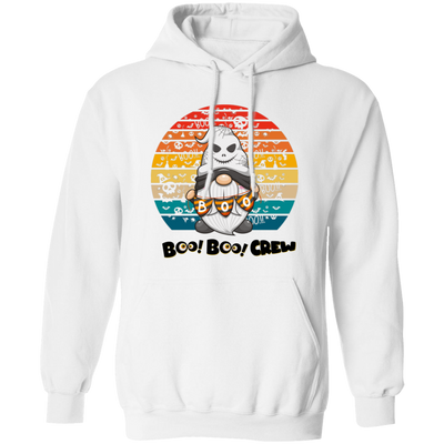 Boo Boo Crew, Halloween Retro, Cute Boo Halloween Pullover Hoodie