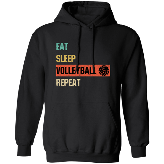 Eat Sleep Volleyball Repeat, Love Sport, Best Volleyball, Love Balls Pullover Hoodie