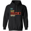 Eat Sleep Volleyball Repeat, Love Sport, Best Volleyball, Love Balls Pullover Hoodie