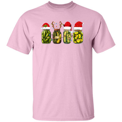 Cucumber Pickles, Pickle Bottles, Pickles Christmas, Merry Christmas, Trendy Chrismas Unisex T-Shirt