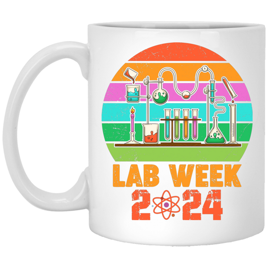 Lab Week 2024, Love Laboratory, Love Chemistry White Mug