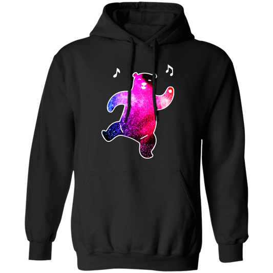 Happy Bear, Galaxy Bear, Love Galaxy Style, Love Bear, Funny Blink Bear Pullover Hoodie