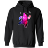 Happy Bear, Galaxy Bear, Love Galaxy Style, Love Bear, Funny Blink Bear Pullover Hoodie