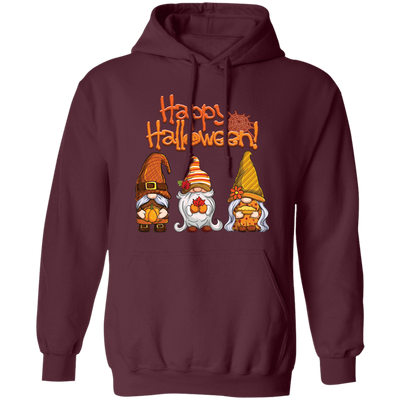 Happy Halloween, Gnome Halloween, Halloween Party Pullover Hoodie