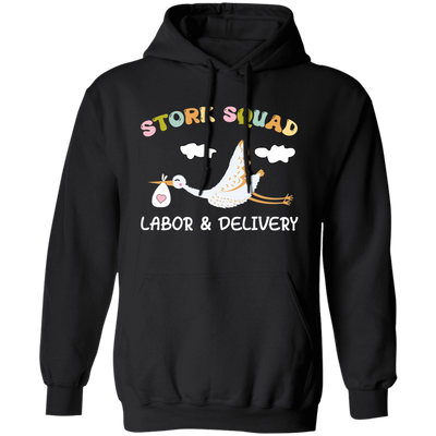 Stork Squad, Labor And Delivery, Delivery Baby Pullover Hoodie