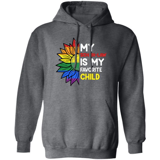 Love My Son, Gift For Son, Love Son-In-Law, LGBT Gift Pullover Hoodie