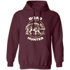 Boar Hunter, Wild Animal Hunter, Boar Lover, Retro Boar Pullover Hoodie