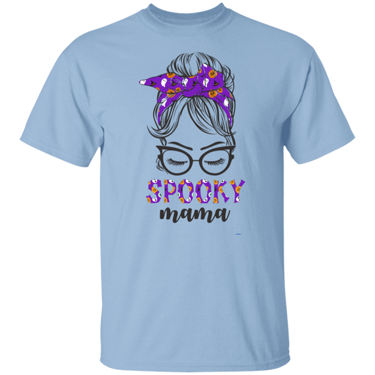 Spooky Mama, Halloween Party, Messy Buns Halloween Unisex T-Shirt