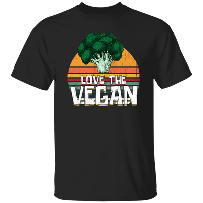 Retro Vegetable, Vegetarian Lover Gift, Love The Vegan Unisex T-Shirt