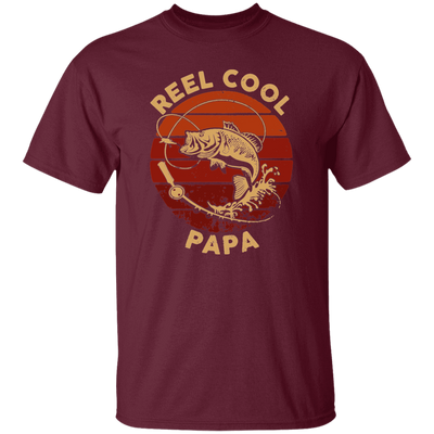 Cool Papa Love Fishing, Ocean Papa, Retro Gift For Papa, Love Fishing Unisex T-Shirt