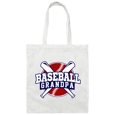 Baseball Grandfather Father Day Canvas Tote Bag