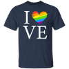 Love Is Love, LGBT Love, Lgbt's Day, Lgbt Heart Design Unisex T-Shirt