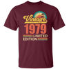 Hawaii 1979 Gift, Vintage 1979 Limited Gift, Retro 1979, Tropical Style Unisex T-Shirt