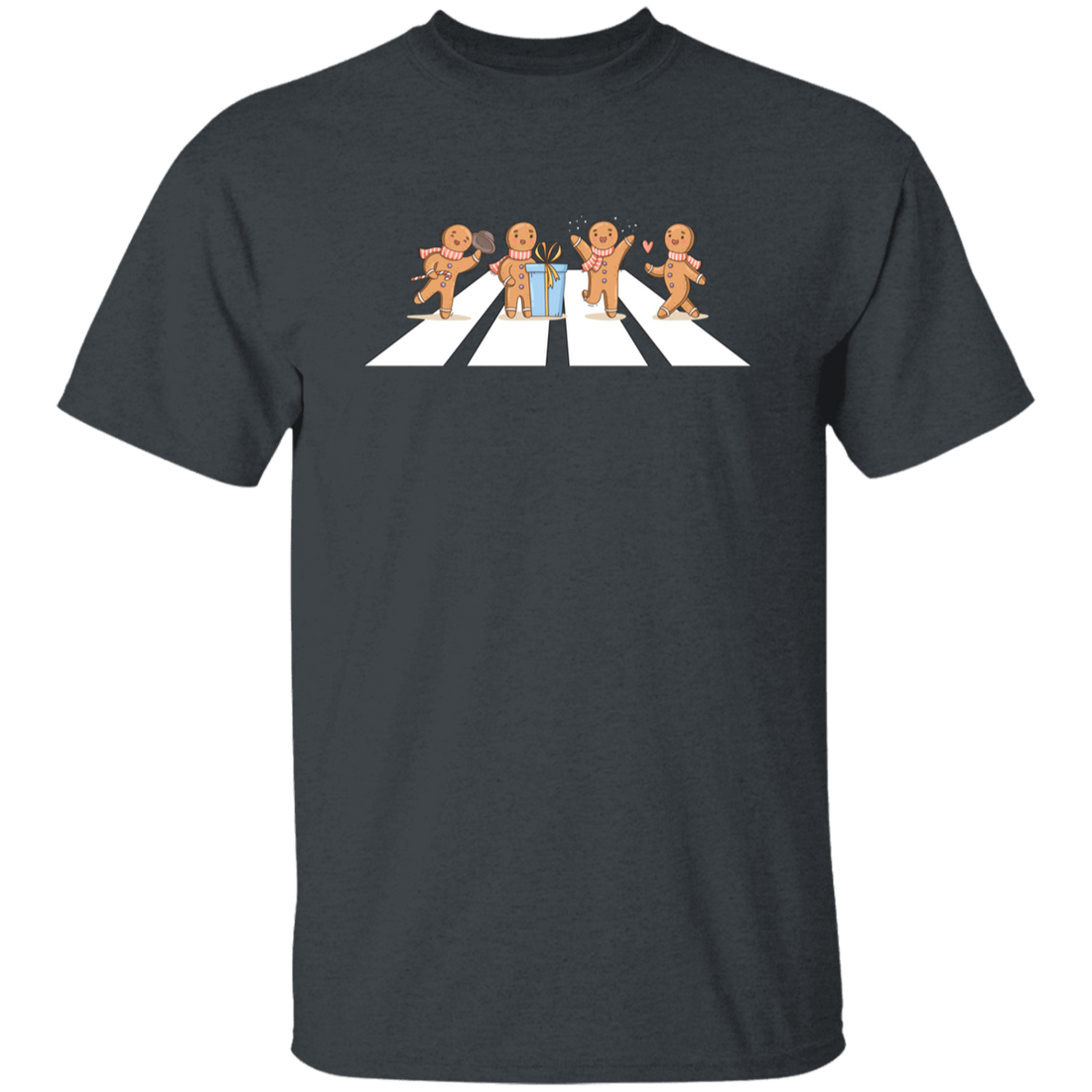 Gingerbread Xmas, Gingerbread Cross The Road, Cross On A Street Unisex T-Shirt