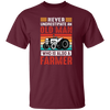 Never Underestimate An Old Man, Who Is Also A Farmer Unisex T-Shirt