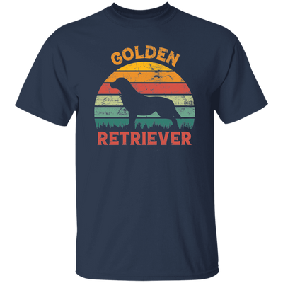 Golden Retriever, Retro Golden, Golden Dog Unisex T-Shirt