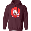 Cat Ramen, Love Ramen, Cat Eat Japanese Noodles Pullover Hoodie