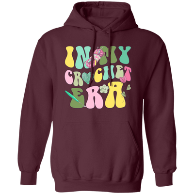 In My Crochet Era, Love Quilting, Crochet Lover Pullover Hoodie