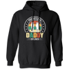 Promoted To Daddy, Retro Dad And Son, Father's Day Gifts Pullover Hoodie