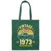 1973 Best Gift, 1973 Limited Edition, April 1973 Birthday Gift, Retro 1973 Canvas Tote Bag